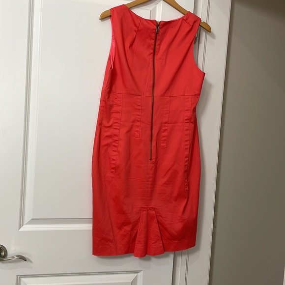 Patrizia Luca Milano orange cotton cocktail dress - Picture 8 of 8